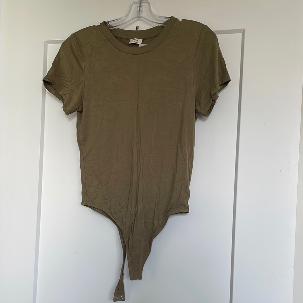Olive Green Women's Bodysuit